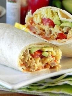 صورة لوصفة فطور البوريتو 🌯- صحي