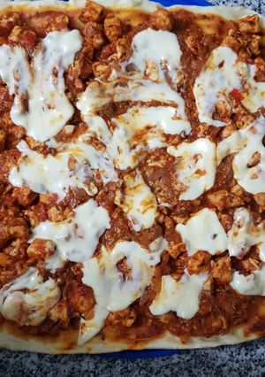 Una foto de Pizza De Pollo