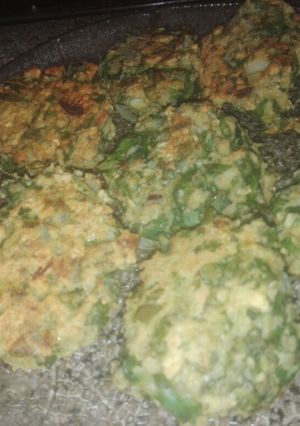 Una foto de Buñuelos de acelga a la sartén