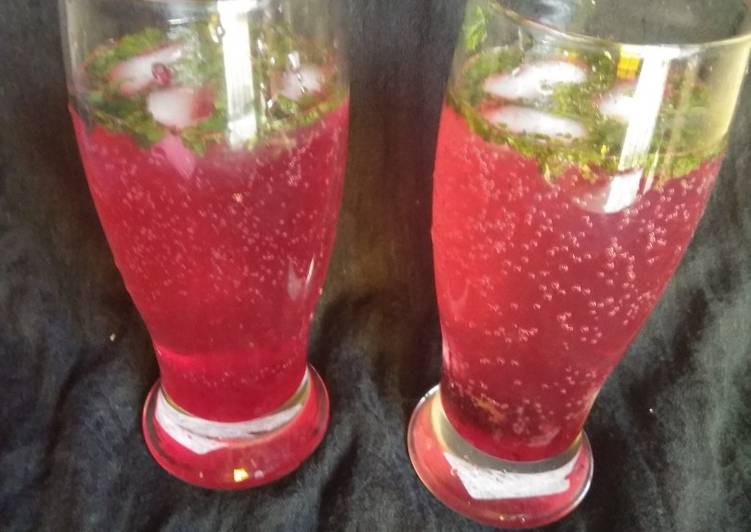 Step-by-Step Guide to Prepare Perfect Rose mint mocktail