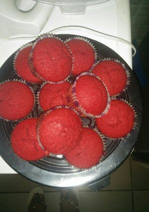 A picture of Red velvet cake.
