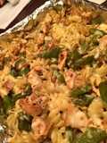 Parmesan Garlic Butter Chicken Pasta Bake