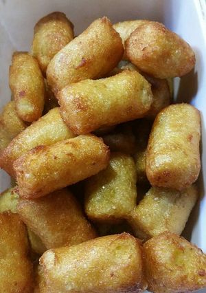 Hình của món Khoai lang ngậm bột lọc chiên giòn.