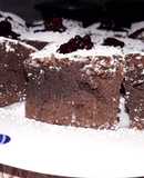 Brownies con salsa de mora!