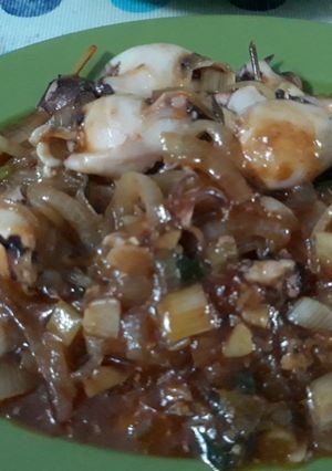 Foto resep Cumi saus pedas manis