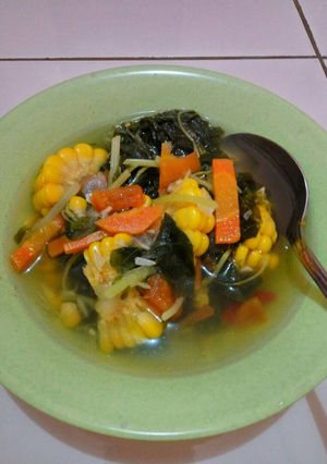 Foto resep Bening Bayam Jagung Manis