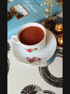 عکسی از دستور شکلات داغ کافی شاپی