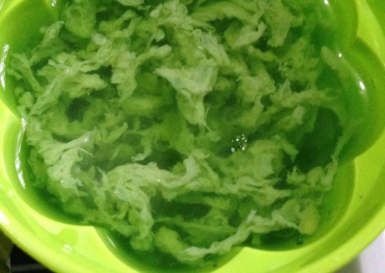 Resep Agar lumut simple tanpa susu tanpa santan Mudah