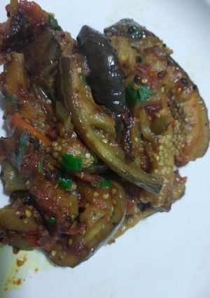 বেগুন কড়াই ভর্তা(begun karai bharta recipe in Bengali) রেসিপির প্রধান ছবি