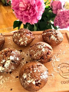 O poză a rețetei Briose cu capsuni!.