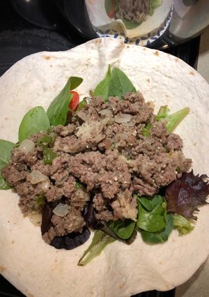 A picture of Montreal Steak Style Burrito.