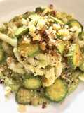 Busiate con crema di zucchine alla curcuma