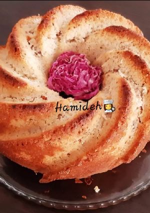 عکسی از دستور کیک موز و گردو 🤗