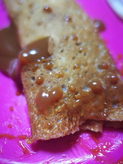 Una foto de Panqueques con dulce de leche!!✨