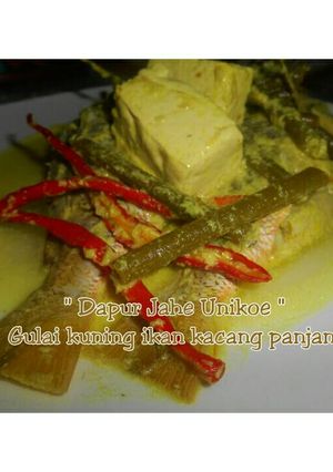 Foto resep Ikan Gulai Kuning Kacang Panjang