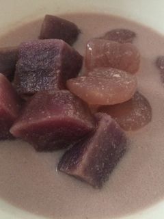 Foto resep Kolak ubi ungu dengan kolang kaling