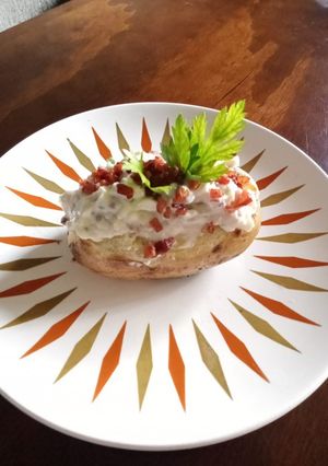 Una foto de Papas horneadas-abrasadas 🥔