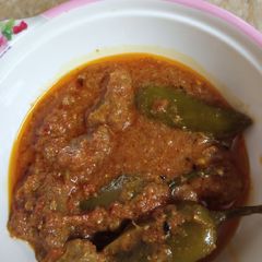 A picture of Achar Gosht.