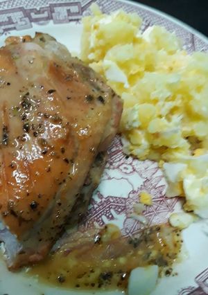 Una foto de Pollo a la Naranja