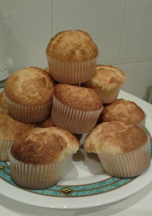 Una foto de Magdalenas sin gluten y sin lactosa