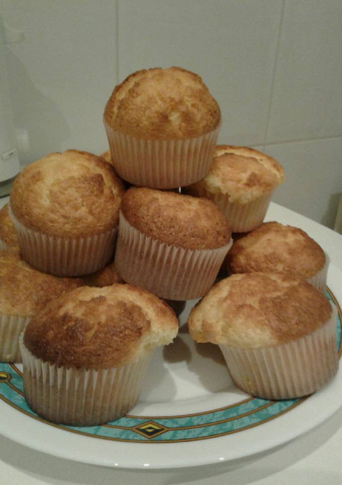 Una foto de Magdalenas sin gluten y sin lactosa