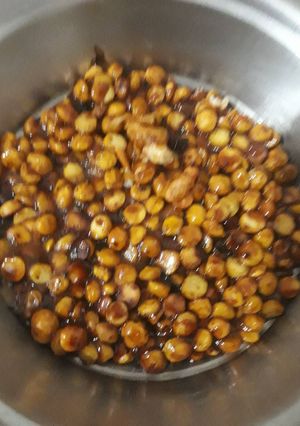 A picture of Gur Chana dal chikki.