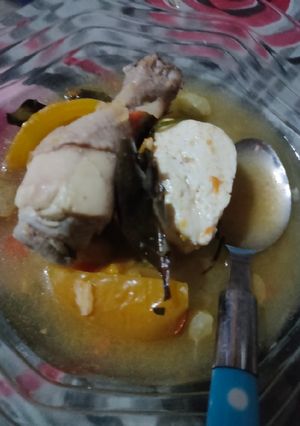 Foto resep Garang asem ayam & tahu putih