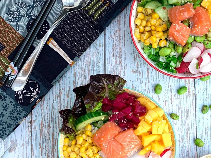 Easy Steps to Prepare Poke Bowl the So Delicious Can spoil the tongue