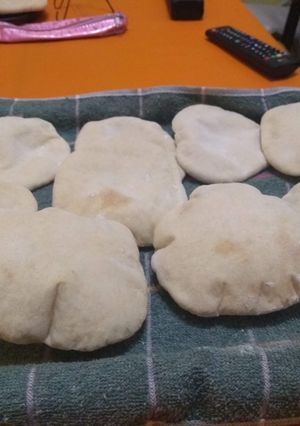 Una foto de Pan pita con harina Pureza