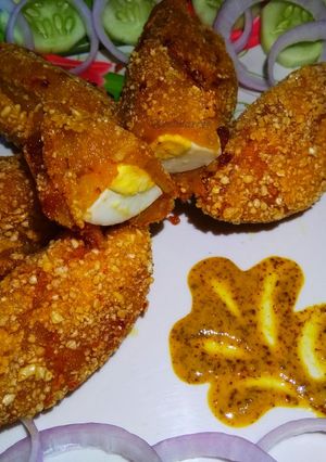 মুড়ির এগ ডেভিল (murir egg devil recipe in Bengali) রেসিপির প্রধান ছবি