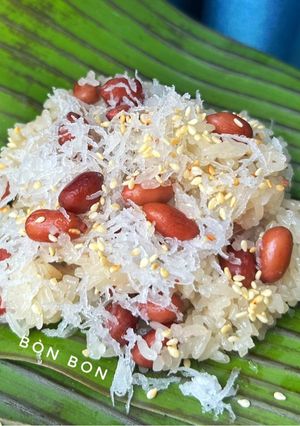 Hình của món Xôi Lạc (Xôi Đậu Phộng).