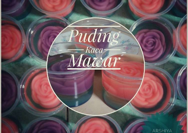 Puding kaca Mawar Cup