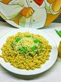 مكارونة بالسبانخ وكريمة☘️