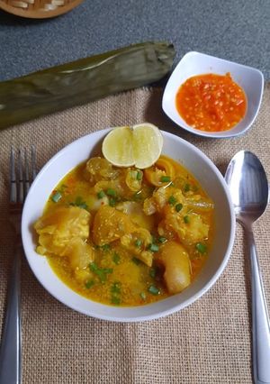 Foto resep Lontong Kikil Surabaya