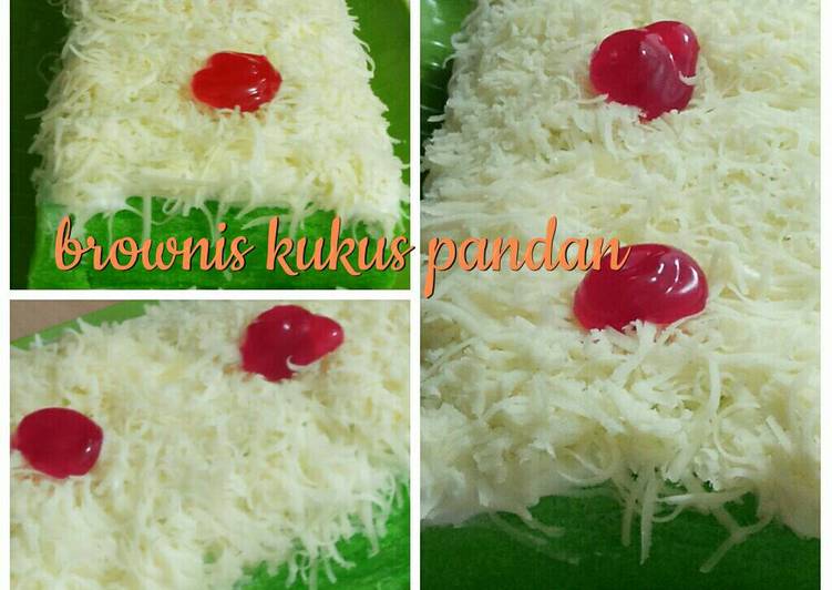 Brownis kukus pandan ny.liem