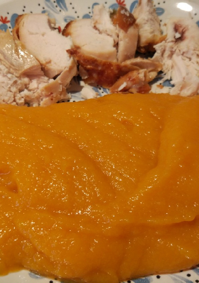 Una foto de Crema de calabaza