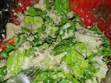Lechugas con pescado