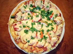 Фото 🍕 Пицца на сковороде.