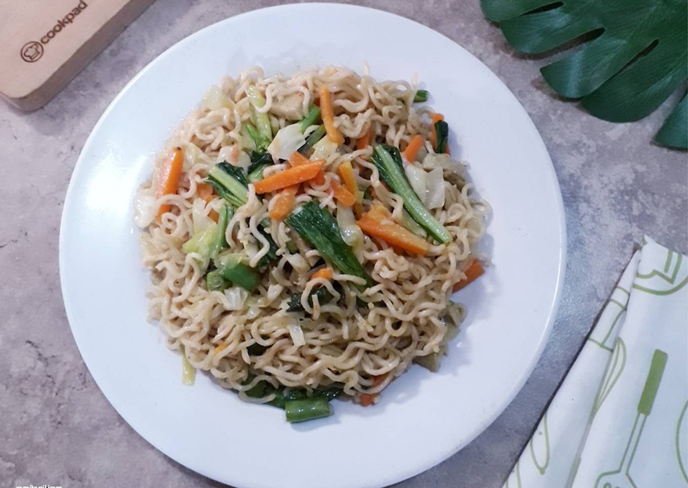 Mie goreng bodas tanpa telur