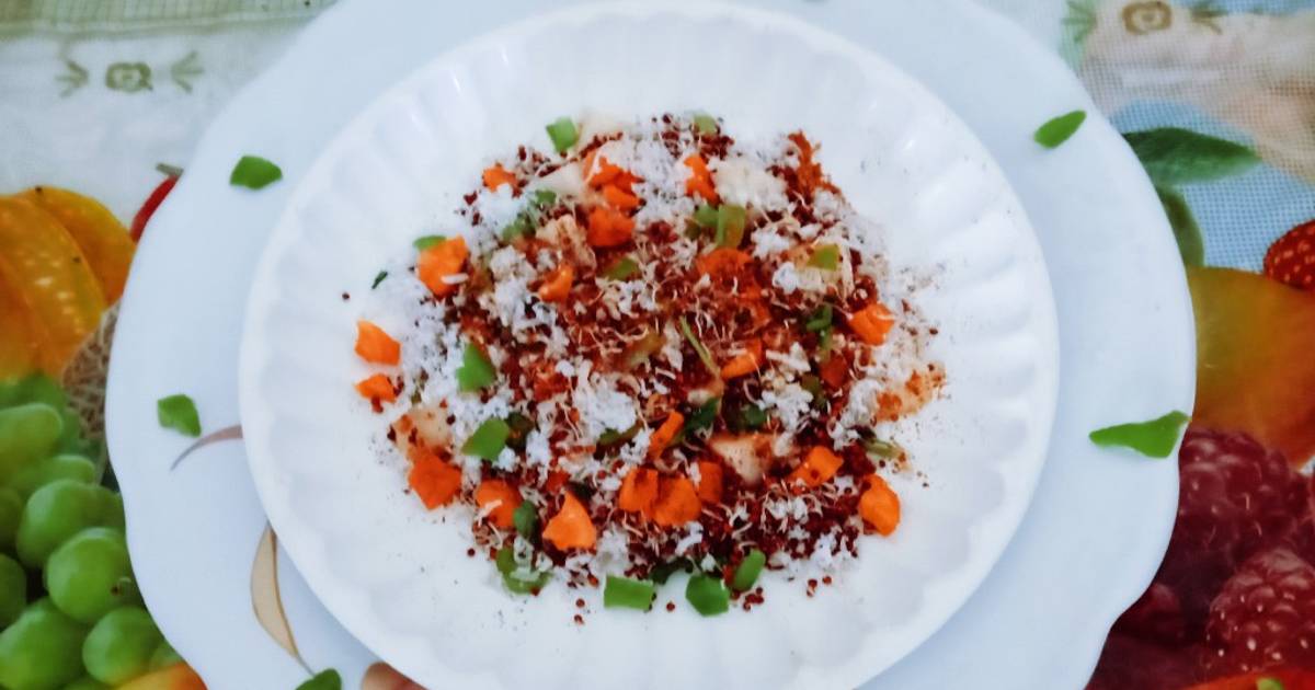 Sprouted Ragi Chat Healthy and tasty sprouted ragi salad Recipe by Ramaben Joshi - Cookpad