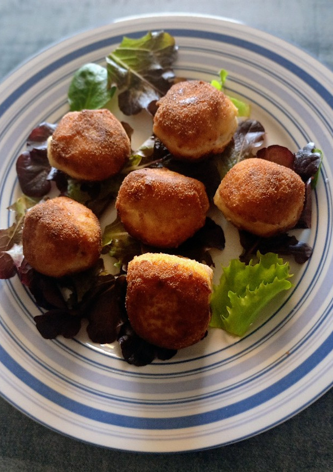 Una foto de Croquetas de carne a la brasa