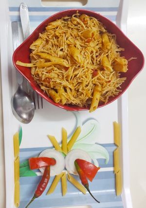 सेवई पास्ता पुलाव (sevai pasta pulao recipe in Hindi) रेसिपी मुख्य फोटो