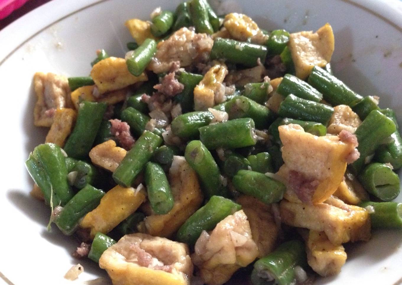 Tumis Buncis Sapi Cincang