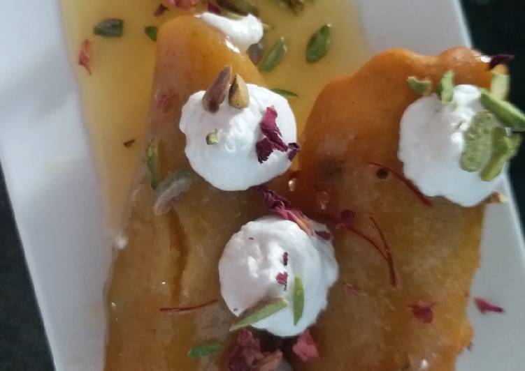 How to Prepare Favorite Thandai malpua with rabdi mousse