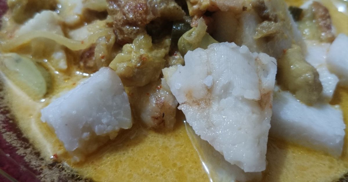 Sayur Ketupat Tetelan (Sayur Godog Betawi)