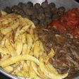 صينية كرات اللحم بالفرن🍖🍟🍅