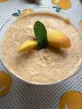 Mousse de durazno (melocotón)
