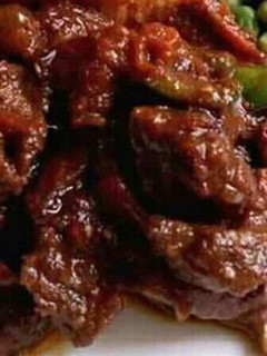 A picture of Wet fry beef.