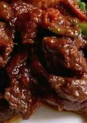 A picture of Wet fry beef.