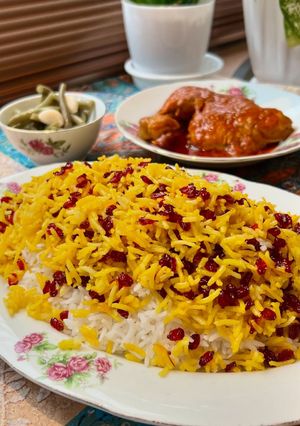عکسی از دستور مرغ با سس انار